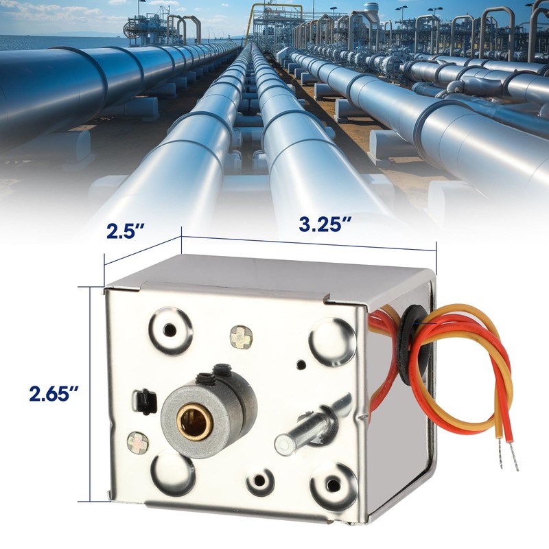 Replacement Damper Motor Actuator Compatible with Honeywell's M847D Series Motors