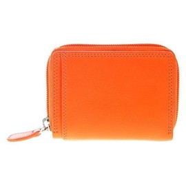 Graffiti Golunski RFID Small Leather Handbag Bright Colours 7.5 x 10 x 2 cm, Orange, S, Classic