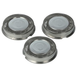 vhbw 3 x shaving heads compatible with Philips HQ5870, HQ5885, HQ5890, HQ801, HQ802, HQ803, HQ804, HS190, HS777, HS885, HS890, HS915, HS920, HS930, HS965