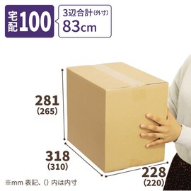 Earth Cardboard, Cardboard, 100 Sizes, Set of 10, A4, Depth 10.4 inches (265 cm), Cardboard, 3.9 inches (100 mm), Deep Packaging, ID0005