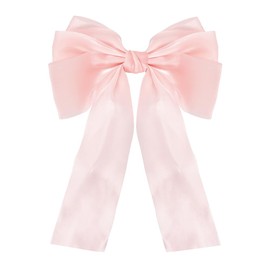 Pink Hair Bow Clips for Women Bow Hair Claw for Long Hair Bowknot Barrettes Clips for Girls Hair Hairstyles Accessories for Womens Weeding Birthday Party Hair Bow