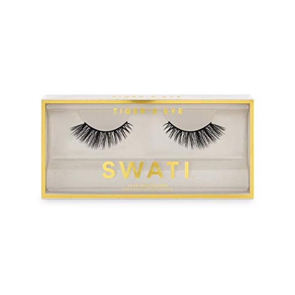 Tigers's Eye - Multidimensional Flared Eyelashes Made of Imitation Mink