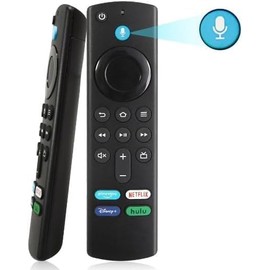 Compatible Voice Recognition Control, Remote Control with Voice Recognition Function, Fire Stick, Compatible, Equipped with Preset App Button, TV Control, Japanese Instruction Manual (English Language Not Guaranteed)