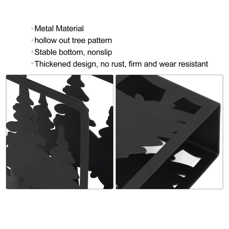 2pcs Tree Napkin Holder Hollow Out Tree Pattern Thickened Nonslip