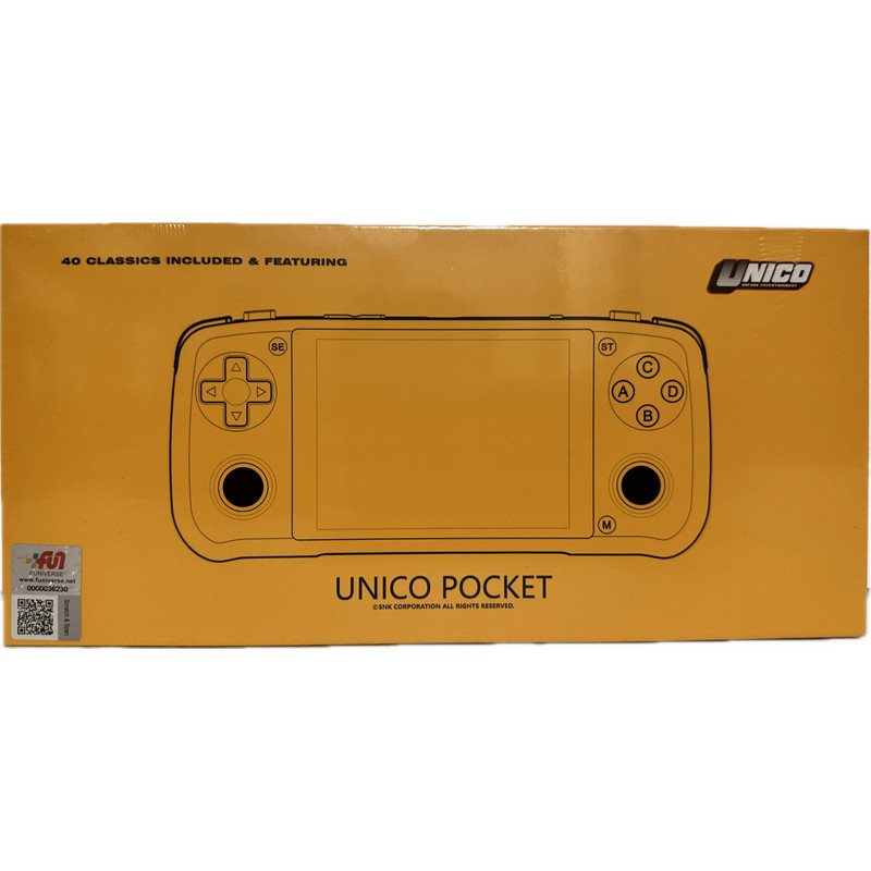 Unico - Unico Pocket Game Console Portable Game Console Black