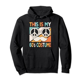 Hippie Theme Party 60s Outfit Men Boys Kids 60s Costume Pullover Hoodie