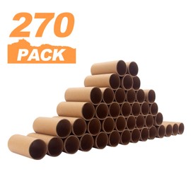 270 Pack Craft Rolls, Round Cardboard Tubes for Crafts, Paper Rolls for Classroom,Craft Tubes,Paper Tube for DIY Art- 1.57"x3.9"x54, 1.65"x3.9"x54, 1.51"x54, 1.42"x54,1.34"x54