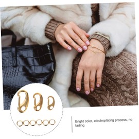 BCOATH 3 Stücke Hund Schnalle Armbänder Halter Kleine Welpen Halsband Schlüsselanhänger Marken Hundegeschirr Clip Hundemarke Halter Hundemarke Clips Großhalsband Tag Clip Haustiermarke