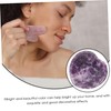 Healeved Methyst Crystal Worry Stone Decorative Massage Scraper Anxiety Relief