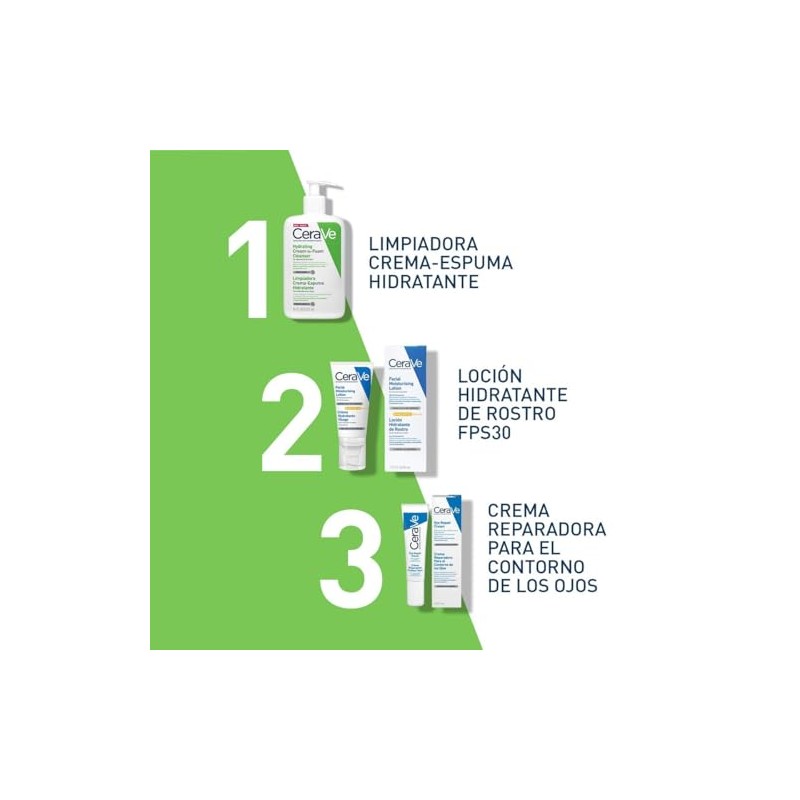 Cerave Limpiadora Crema Espuma Hidratante Limpiador Piel Normal Seca 473ml
