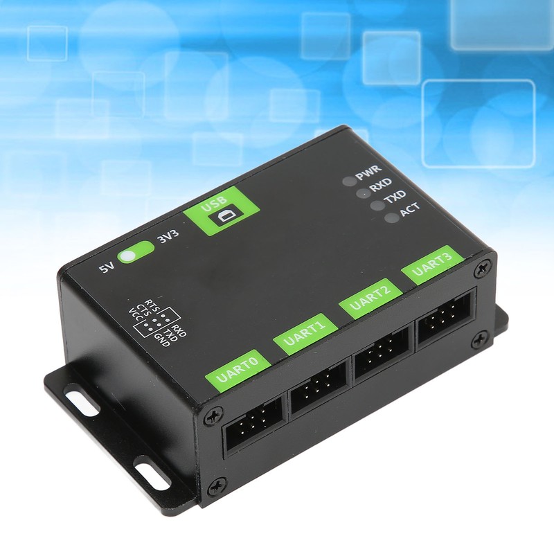 USB to UART Adapter Aluminum Alloy Shell USB TO 4CH