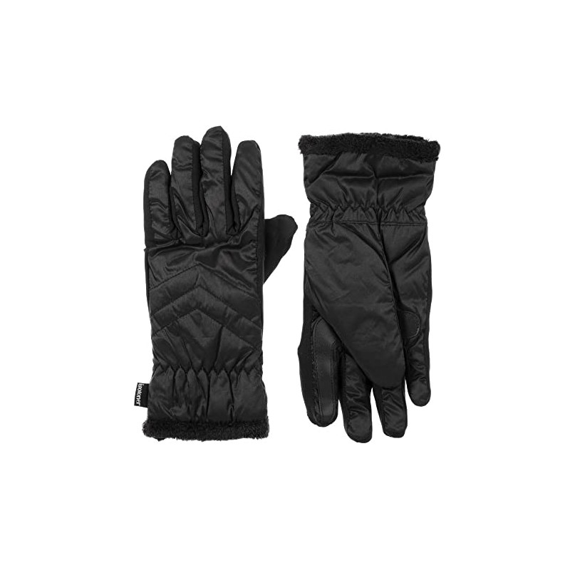 Women's SleekHeat Quilted Gloves Small/Medium / Black, black
