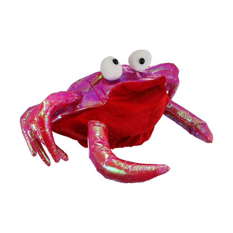 Nicky Bigs Novelties Adult 3D Iridescent Crab Hat - Mardi