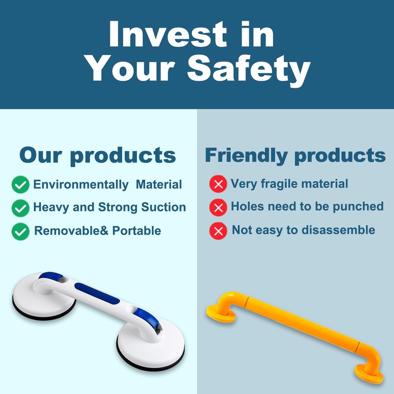 DAREN MEDICAL New Shower Handle Shower Grab Bars for Bathtubs