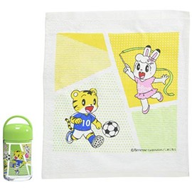 Skater OA5 Shimajiro Hot Towel Set, With Case, Sports, Made in Japan, 12.6 x 12.0 inches (32 x 30.5 cm)
