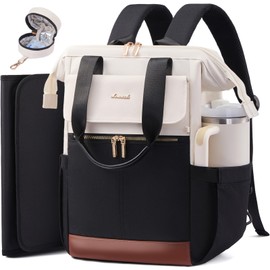 LOVEVOOK Baby Diaper Bag Backpack, Large Bag for Boys & Girls, Travel Waterproof Bags w/Changing Pad, Stroller Straps, Pacifier Case, Essentials Must Haves Newborn Stuff for Mom & Dad - Unisex