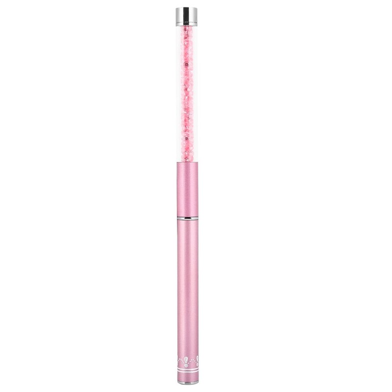 Eyelash Brush, with Cover Rhinestone Decoration Daily Makeup Eyelash Spoolies