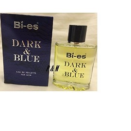 DARK & BLUE BY BI-ES COLOGNE FOR MEN 3.3 OZ / 100 ML EAU DE TOILETTE SPRAY