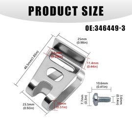 4 Pcs Belt Hook Clip for Makita DHP480 DHP482 HP457 HP347 TD127 TD126 Cordless Drills Driver Power Tools, Drill Clip for Makita, Belt Clip Hook Cordless Drills Driver Power, with 4 Screws