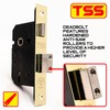 TSS British Standard Mortice Sash Lock 2.5" (68mm) Brass with