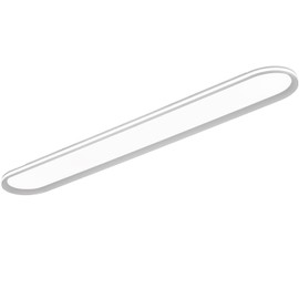 Naroume 47.1 Inch Metal LED Ceiling Light,Slim, Edge Lit - 65W Full Spectrum Linear Ceiling Lamps,6500K Cool White Modern Ultra Thin Low Profile Light Fixture for Kitchen, Home & Office Hallway