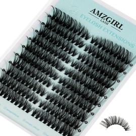 Eyelash Extensions, 200 Pieces, Natural Left & Right Lash Cluster Eyelash Clusters, 80D Wisper Clusters, Cluster Eyelash Extensions, Natural Eyelash Extension Clusters