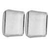 2Pcs RV Furnace Vent 4.5 X 4.5in Heavy Duty Stainless