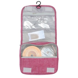 Ostomy Colostomy Travel Bag Hanging Ostomy Accessories Bags for Ostomy Colostomy Foley Catheter, Medical Accessories Ileostomy Ostomy Bag Accessories (Pink)