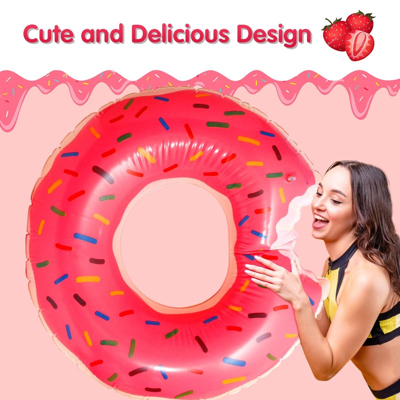 DMAR Donut Pool Floats Donut Tube Pool Doughnut Pool Float