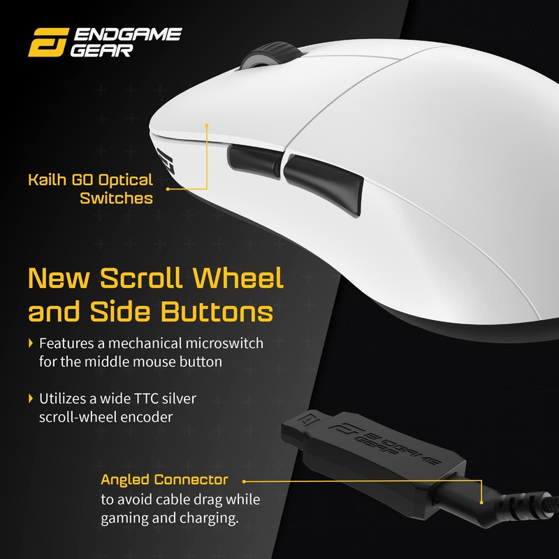 ENDGAME GEAR XM2we Gaming Mouse Wireless White EGG-XM2WE-WHT