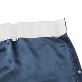 OTOTEC 130 * 180cm Kids Bedroom Moons and Stars Blackout Curtain With Hook Iron Lined