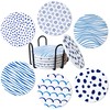 Ocves Coasters 6 Pack Absorbent Ceramic Drink Coasters with Holder,