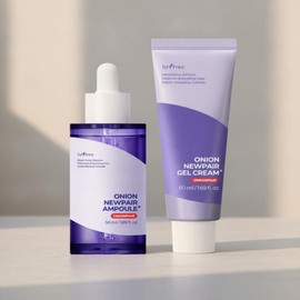 ISNTREE SET Onion New Fair Gel Cream Plus 50ml + Ampoule 50ml: Pad Refill 20 sheets 4108629 none / ISNTREE SET 어니언 뉴페어 겔크림 플러스 50ml+앰플 50ml : 패드 리필 20매 4108629 none
