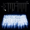Christmas Icicle Lights - 2 Pack Total 200 LED 40