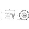Hydraulic Filling Plug with Breather and Milled Head, 1/2" BSP,
