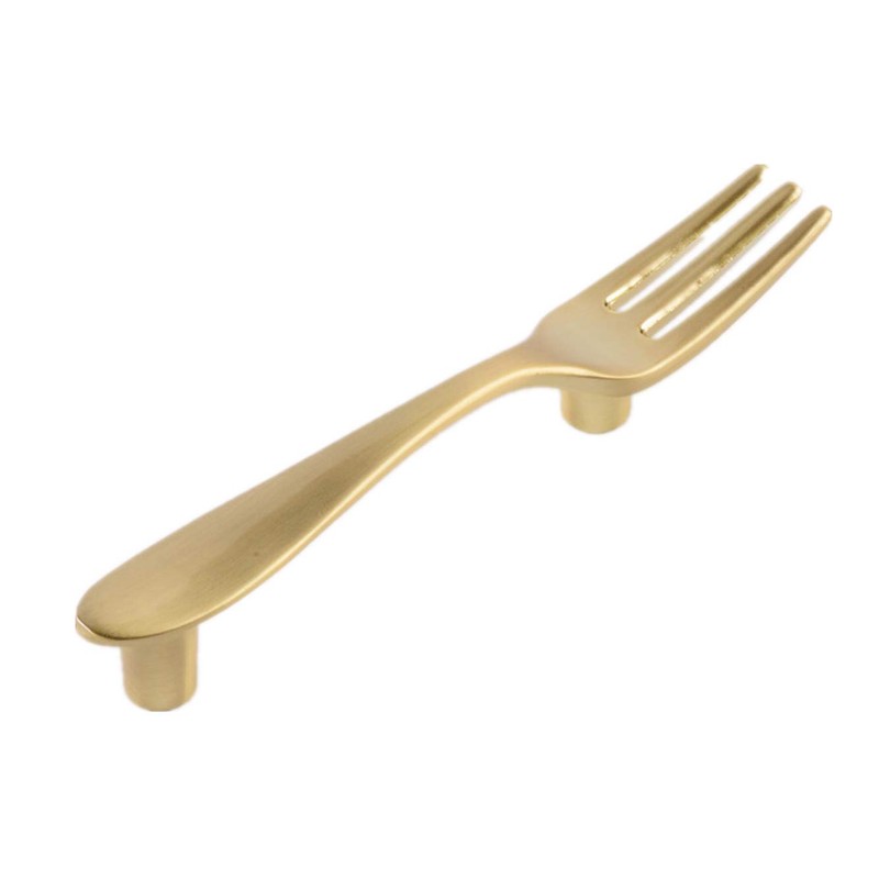 3Pcs DIY Creative Spoon Fork Knife Kitchen Cabinet Closet Drawer