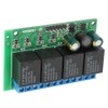 Relay Module, 4 Channel Flip Flop Relay Module 6-24VDC Low