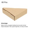 sourcing map Adjustable Cardboard Corner Protector, Cardboard Edges Protectors 6x6x2cm
