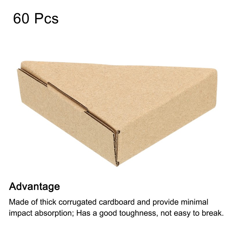 sourcing map Adjustable Cardboard Corner Protector, Cardboard Edges Protectors 6x6x2cm