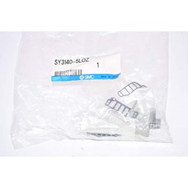 SMC SY3140-5LOZ 24 V DC, 2-POSITION SINGLE ACTUATION, 5 PORT, BASE MOUNTED, INTERNAL PILOT, NON-LOCKING PUSH MANUAL OVERRIDE, PLUG, RC THREAD, SINGLE UNIT, SOLENOID VALVE, SY SERIES, SY3000, W LIGHT/S
