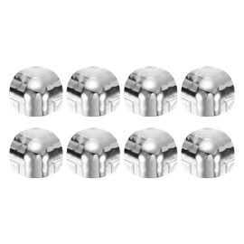 sourcing map 8Pcs Decorative Box Corner Cover, 30mm Metal Edge Guard, Furniture Corner Edges Protector, Silver