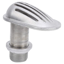 Boat Intake Strainer, MJS023 Stainless Steel 316 Marine Boat Intake Strainer Thru‑Hull Water Pickup Filter Scoop(MJS023-1〃)
