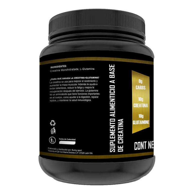 Creatina Glutamina Suplemento Golds Protein 1kg 50serv