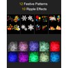 Happy Diwali Projector Lights Outdoor, 2-in-1 Moving Patterns Projector, Festival