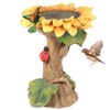 HEITIGN 2 In 1 Sunflower Bird Feeding Station, Bird Bath