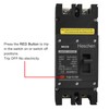 Heschen DC Molded Case Circuit Breaker MCCB, 2 Poles, DC1000V