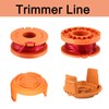 TopHomer 18 Pack Trimmer Spool Line for Worx, WA0010 Replacement