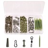 105pcs Carp Fishing Accessories Kit Helicopter Rigs Tackle with Anti-Tangle