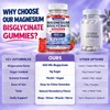 Magnesium Bisglycinate Gummies 400mg, Chelated Magnesium Glycinate Gummies for Adults,