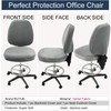BUYUE BUYUE Task Office Chair Seat Cover, Super Soft Velvet